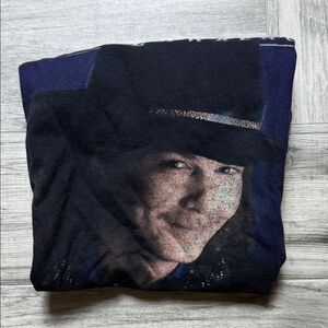 Anvil Tracy Lawrence Sticks and Stones Black Graphic Men's T-Shirt Size Large